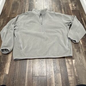 lululemon athletica Men's Gray Zip-Up Sweater